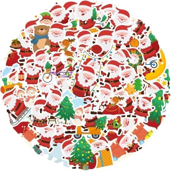 Assorted Santa 🎅🏼 Stickers - Picture 7 of 7